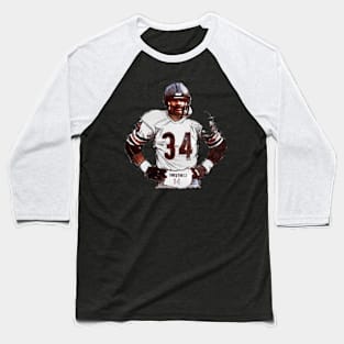 Walter Payton Chicago Sweetness Sketch Baseball T-Shirt